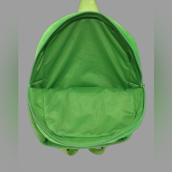 NEW Pack Mates Fuzzy Backpack, Embroidered, Glittery “OMGosh”, Green - Picture 10 of 13